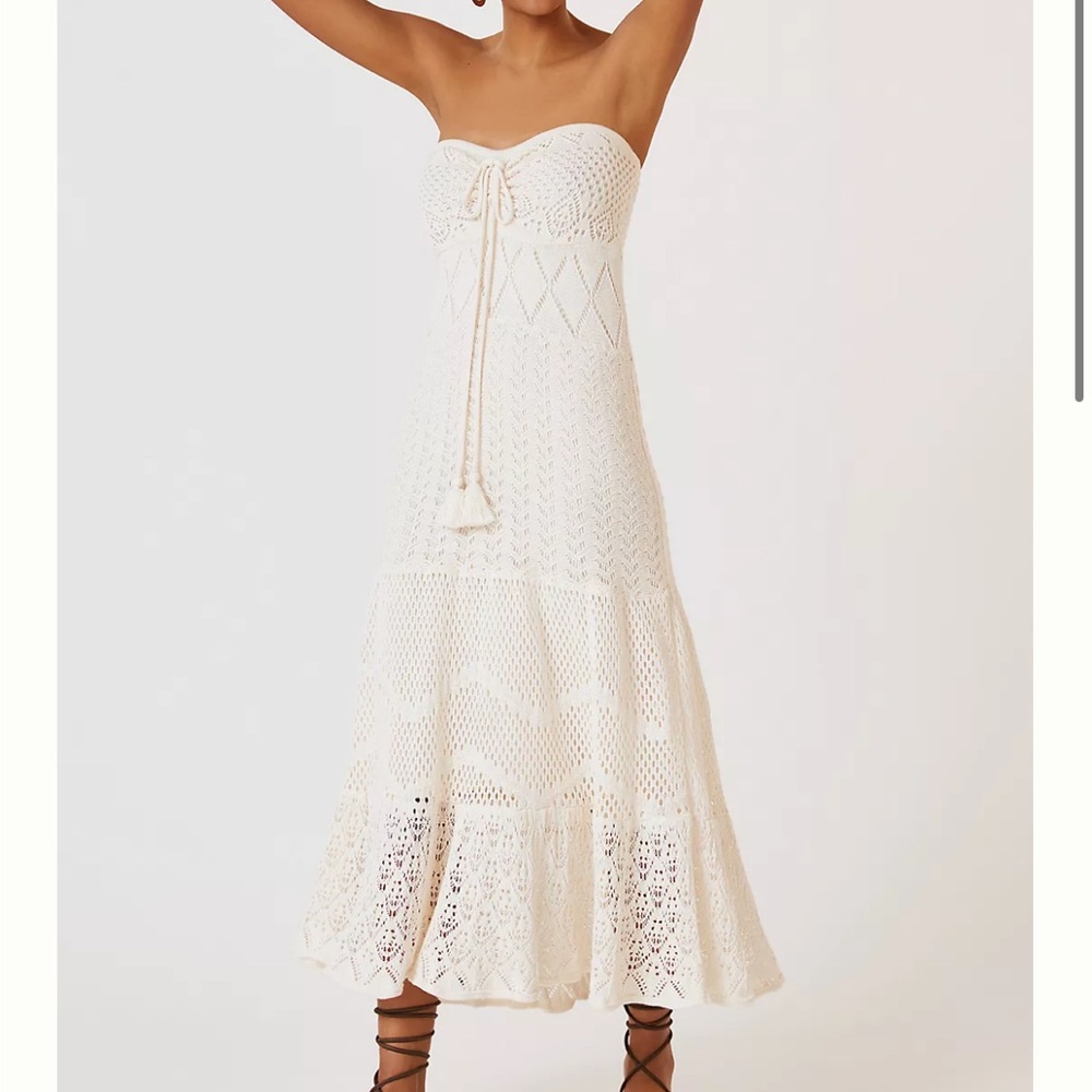 Farm x Anthropologie Crochet Maxi Dresses. NWT. Size XL.